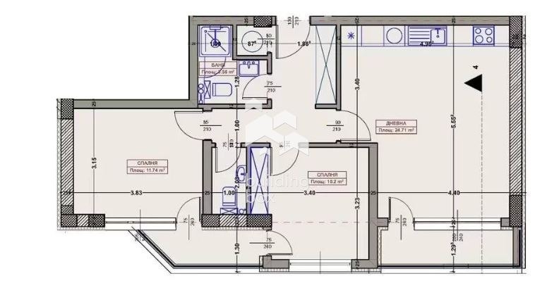 Продава 3-СТАЕН, гр. Варна, Възраждане 1, снимка 4 - Апартаменти - 52537404