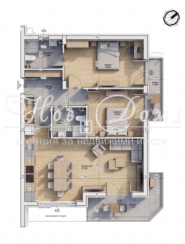 Продава 3-СТАЕН, гр. Варна, Левски 2, снимка 2 - Апартаменти - 56328776