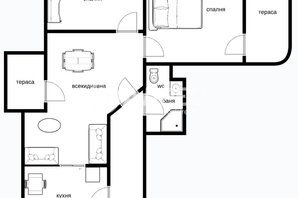 Продава 3-СТАЕН, гр. София, Център, снимка 4 - Апартаменти - 53900641