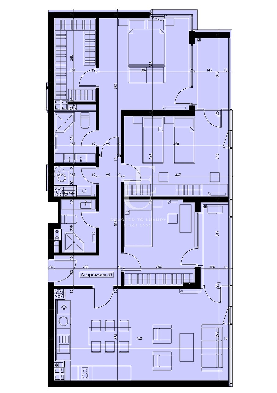Продава 4-СТАЕН, гр. София, Кръстова вада, снимка 4 - Апартаменти - 55750904