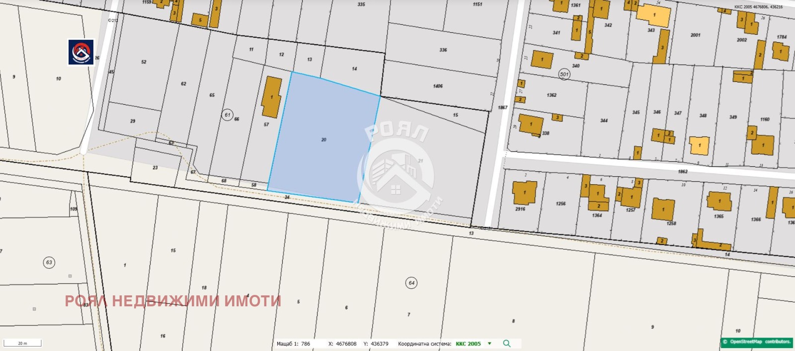 Продава ПАРЦЕЛ, с. Труд, област Пловдив