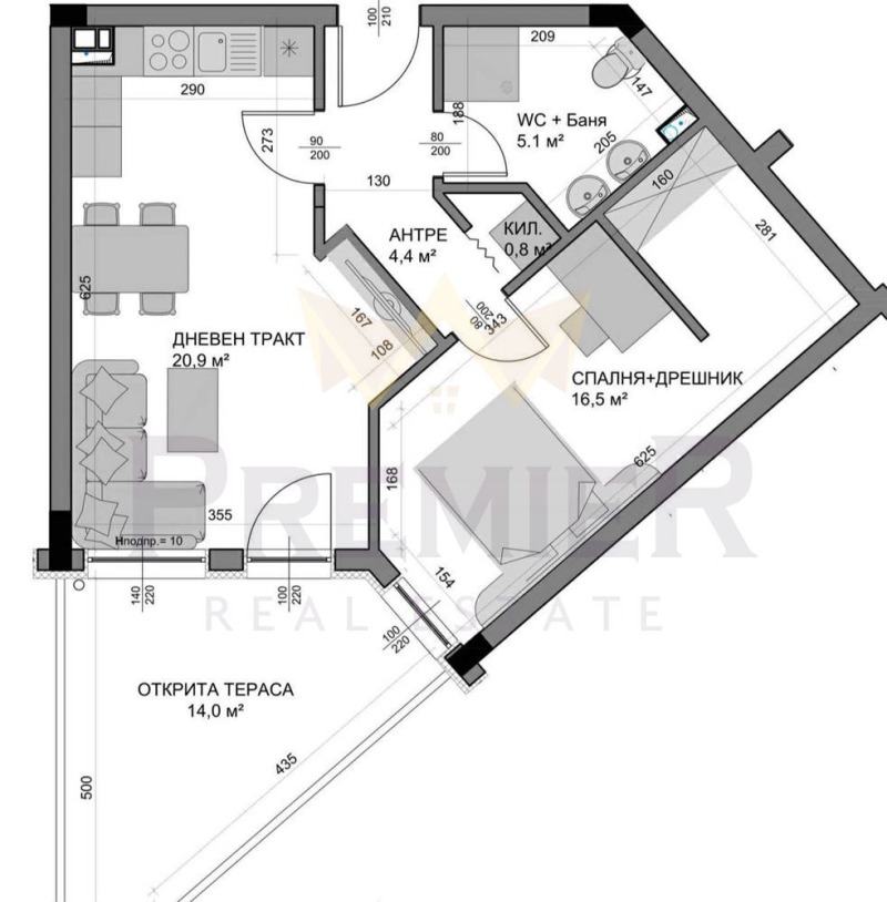 Продава 2-СТАЕН, гр. Варна, Владислав Варненчик 1, снимка 2 - Апартаменти - 52466802
