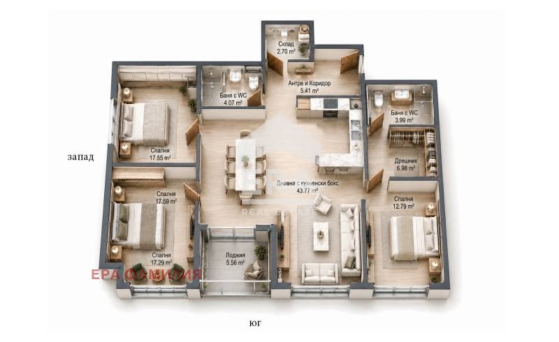 Продава 4-СТАЕН, гр. София, Кръстова вада, снимка 17 - Апартаменти - 54790306