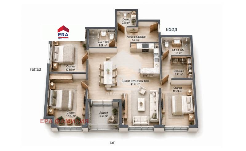 Продава 4-СТАЕН, гр. София, Кръстова вада, снимка 17 - Апартаменти - 54790306