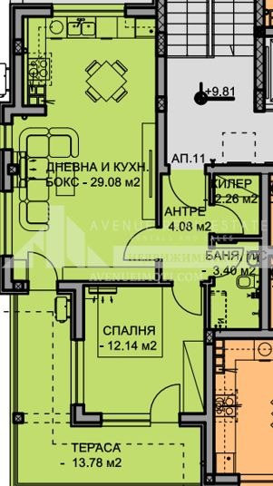 Myytävänä  1 makuuhuone Plovdiv , Ostromila , 92 neliömetriä | 74214087 - kuva [3]