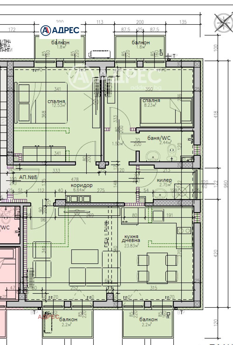 Продава 3-СТАЕН, гр. Варна, м-т Манастирски рид, снимка 5 - Aпартаменти - 48166828