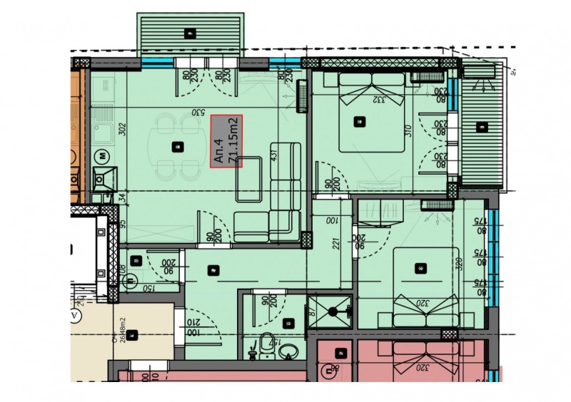 Продава 3-СТАЕН, гр. Варна, Виница, снимка 3 - Aпартаменти - 49299471