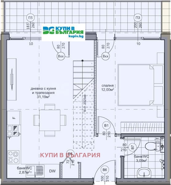 Продава МЕЗОНЕТ, гр. Варна, Младост 2, снимка 9 - Апартаменти - 53196961