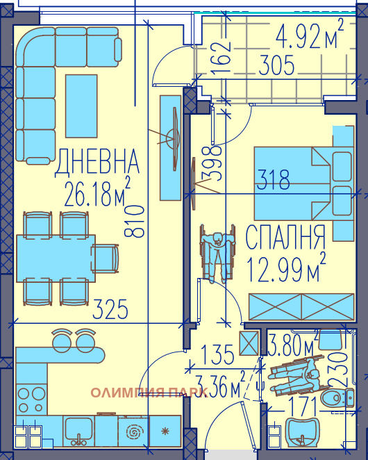Продава  2-стаен град Пловдив , Тракия , 72 кв.м | 25185724 - изображение [4]