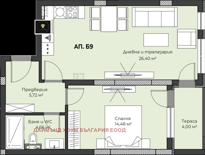 Продава 2-СТАЕН, гр. Пловдив, Пещерско шосе, снимка 2 - Aпартаменти - 47492456