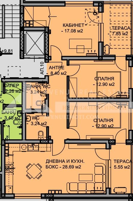 Продава 3-СТАЕН, гр. Пловдив, Остромила, снимка 2 - Aпартаменти - 46487767