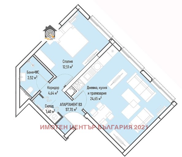 Satılık  1 yatak odası Sofia , Mladost 4 , 73 metrekare | 67877265 - görüntü [2]