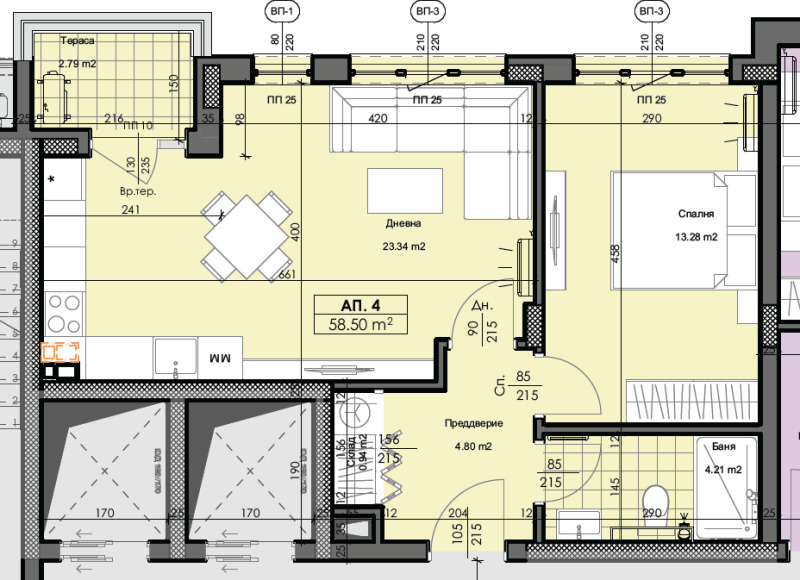 À venda  1 quarto Plovdiv , Karchiiaka , 69 m² | 55254993