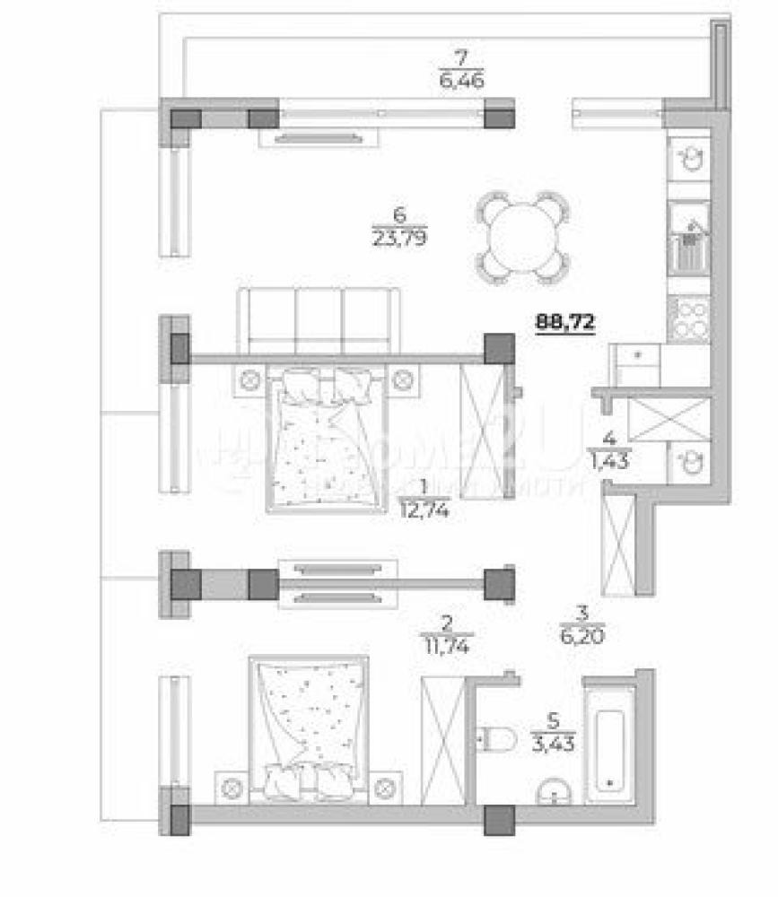 Продава 3-СТАЕН, гр. Варна, м-т Ален мак, снимка 5 - Апартаменти - 53725285