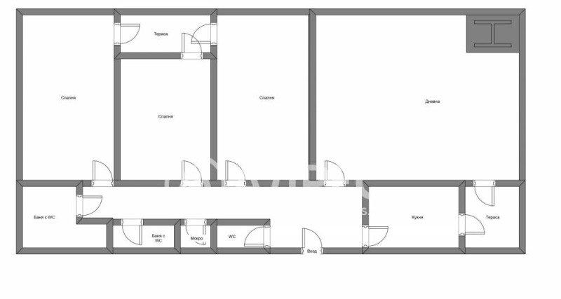 Продава МНОГОСТАЕН, гр. София, Борово, снимка 2 - Aпартаменти - 47968144