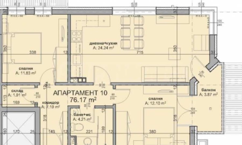 Til salgs  2 soverom Burgas , Krajmorie , 87 kvm | 12889831 - bilde [2]