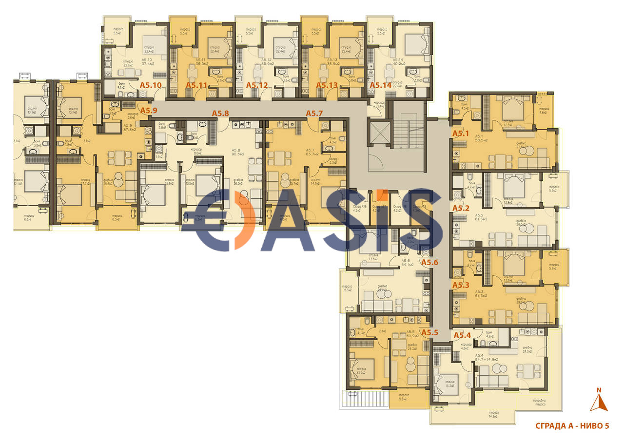 Продава 1-СТАЕН, гр. Свети Влас, област Бургас, снимка 15 - Апартаменти - 54612013