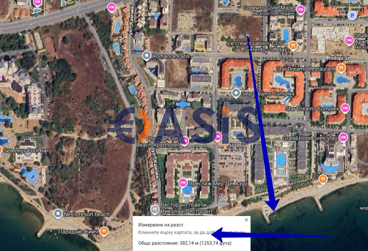 Продава 1-СТАЕН, гр. Свети Влас, област Бургас, снимка 14 - Апартаменти - 54612013