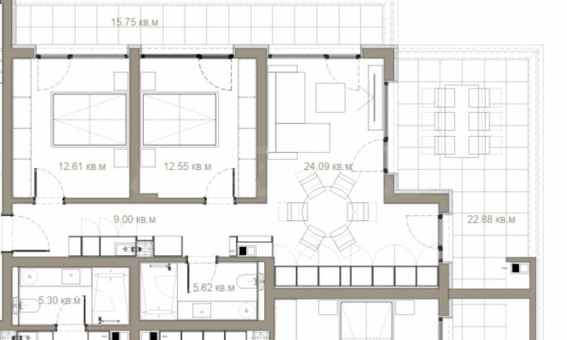 Продава 3-СТАЕН, гр. София, Горубляне, снимка 3 - Апартаменти - 53130132