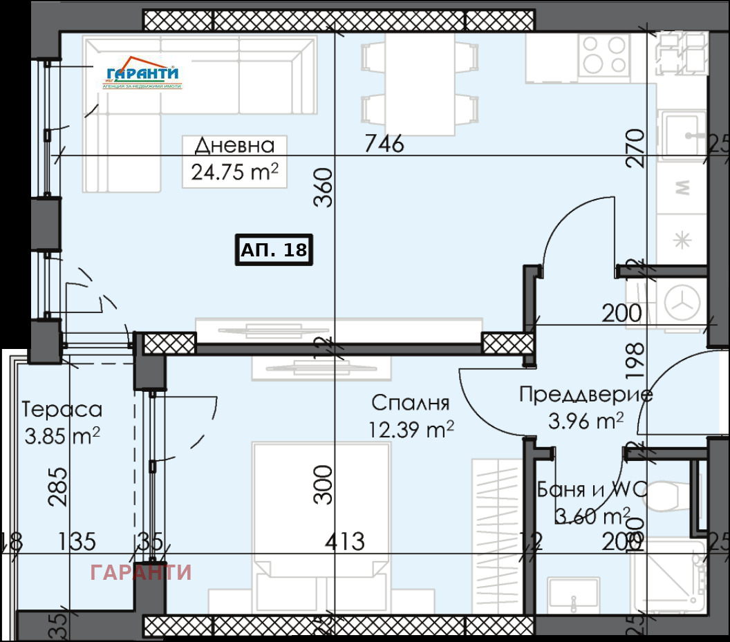 Продава 2-СТАЕН, гр. Пловдив, Тракия, снимка 2 - Апартаменти - 49266289