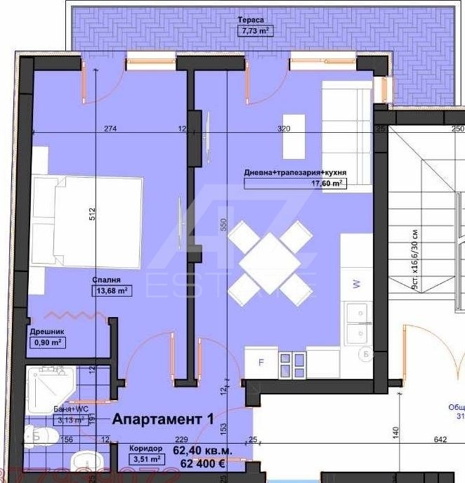 Продава  2-стаен град Варна , Аспарухово , 68 кв.м | 22825445