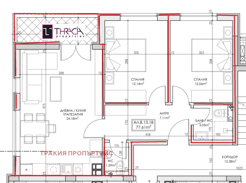 Na prodej  2 ložnice Sofia , Levski , 89 m2 | 64319841 - obraz [2]