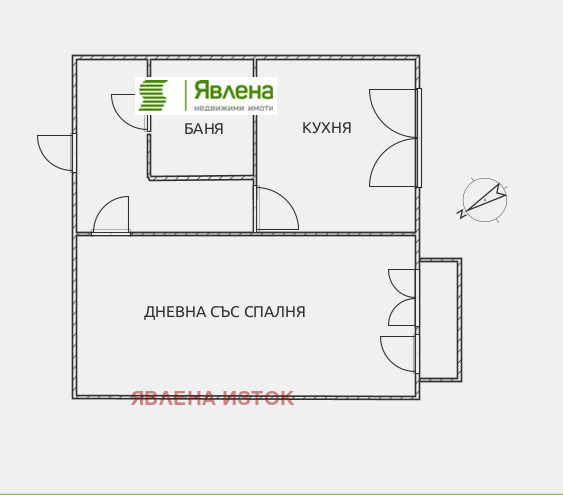 Продава  1-стаен град София , Разсадника , 42 кв.м | 41323902 - изображение [4]