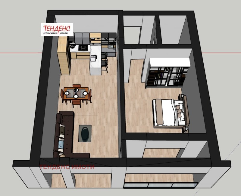 Продаја  1 спаваћа соба Карджали , Вазрожденци , 85 м2 | 35294038 - слика [8]