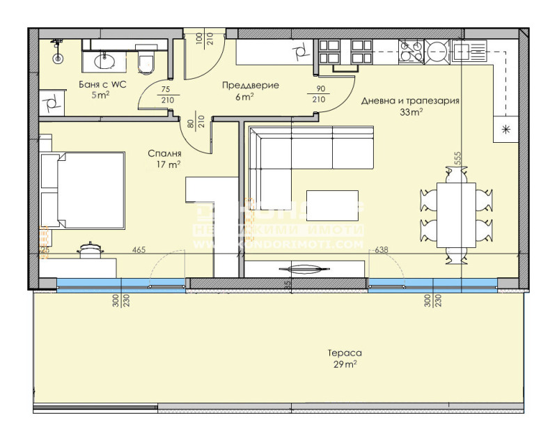 Eladó  1 hálószoba Plovdiv , Karsijaka , 116 négyzetméter | 90130056 - kép [2]