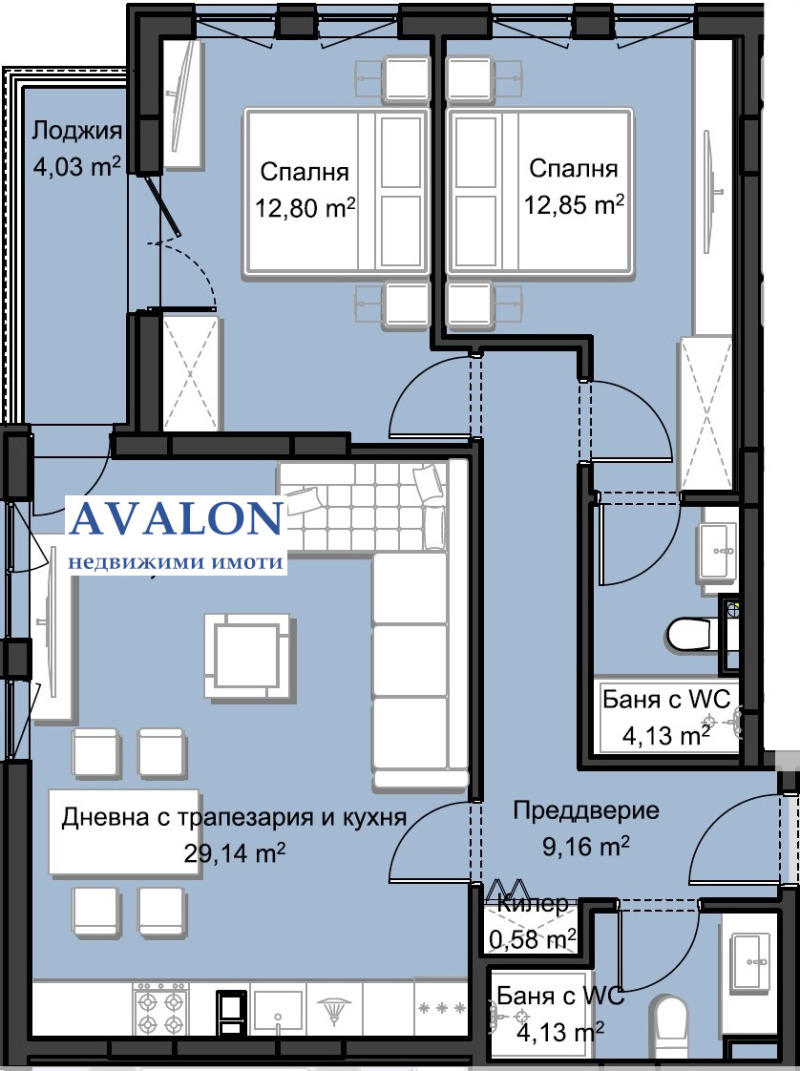 Na prodej  2 ložnice Plovdiv , Christo Smirnenski , 113 m2 | 69973237 - obraz [2]