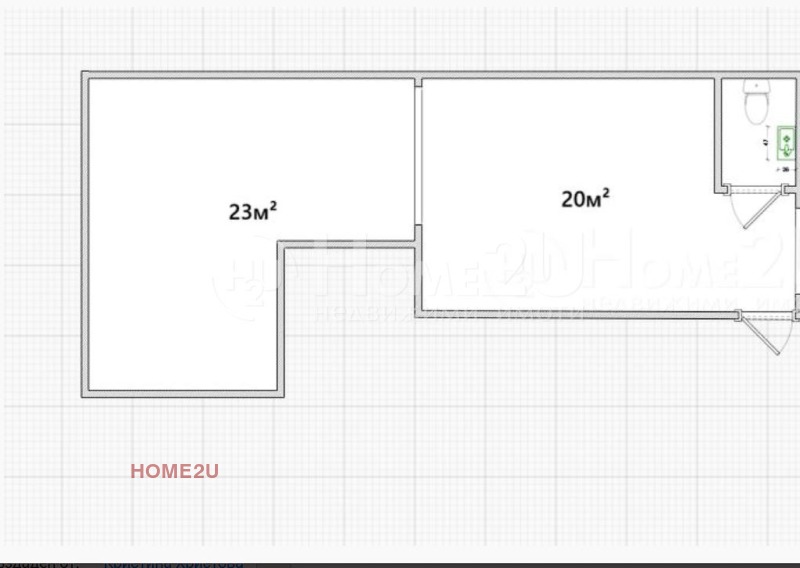 À venda  1 quarto Varna , Centralna pochtcha , 40 m² | 56624734