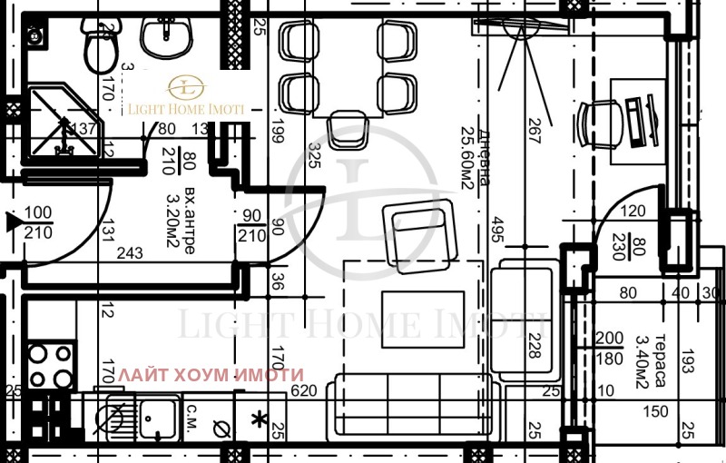 Na prodej  Studio Plovdiv , Južen , 50 m2 | 90619895 - obraz [8]