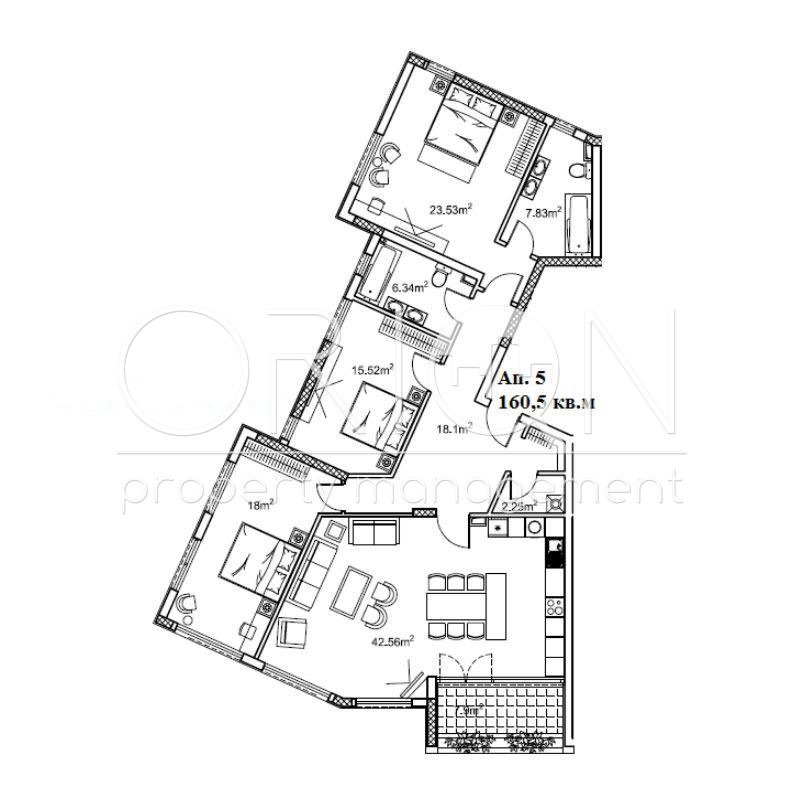 Продава 4-СТАЕН, гр. София, Витоша, снимка 7 - Aпартаменти - 49544714