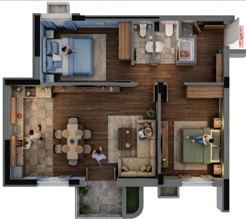 Продава 3-СТАЕН в град София, Витоша - 94 кв.м / 214 061 € » 418 666.93 лв., ГЕНОВ И КО ЕООД