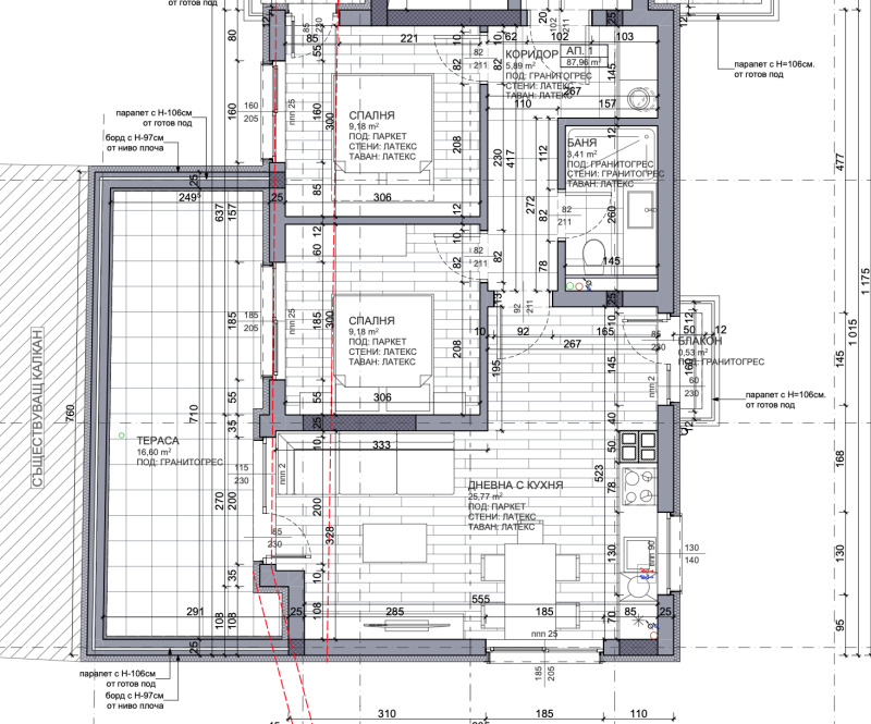 Zu verkaufen  2 Schlafzimmer Plowdiw , Sadijski , 115 qm | 12950845 - Bild [2]