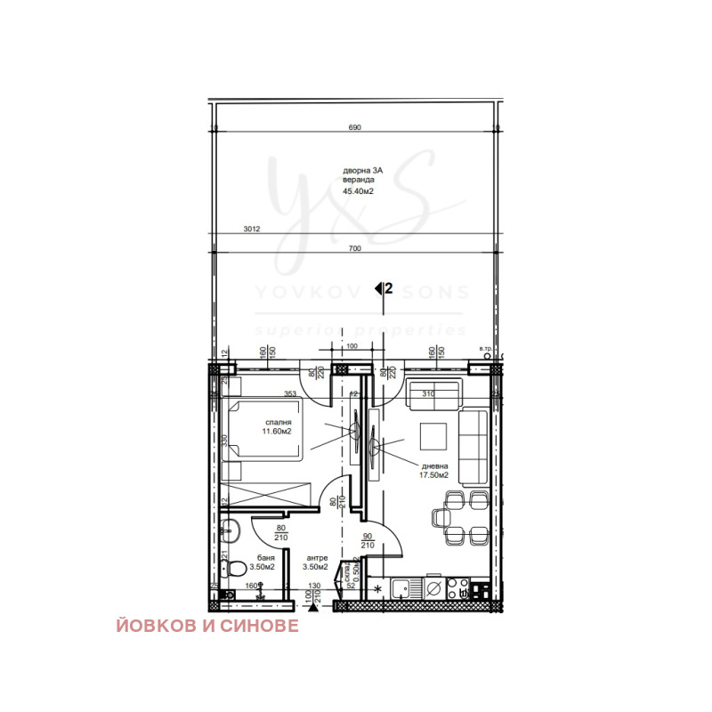À vendre  1 chambre Plovdiv , Belomorski , 49 m² | 56638616