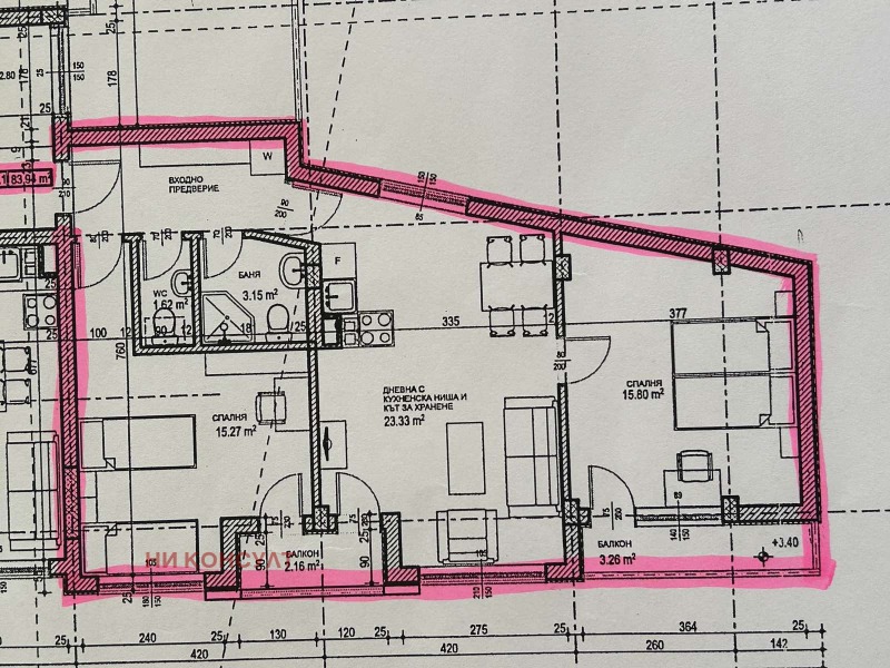 De vânzare  2 dormitoare Burgas , Meden rudnic - zona A , 98 mp | 80527170 - imagine [13]