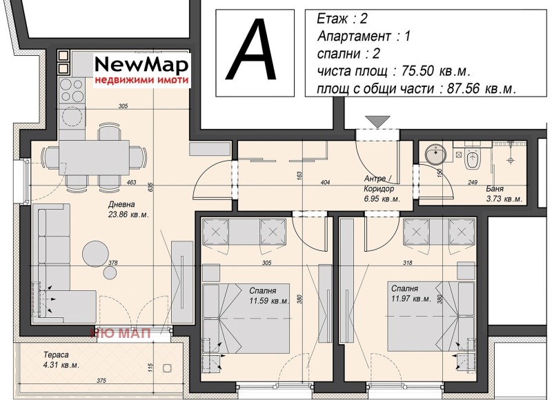 Продава 3-СТАЕН, гр. Плевен, Дружба 2, снимка 10 - Апартаменти - 52604046