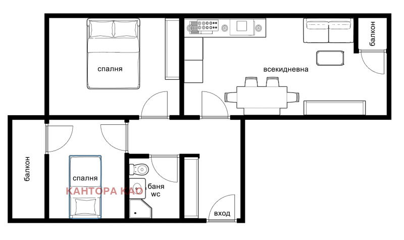 Продава 3-СТАЕН, гр. София, Гоце Делчев, снимка 16 - Апартаменти - 53118776