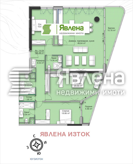 Продава 4-СТАЕН, гр. София, Кръстова вада, снимка 2 - Aпартаменти - 48696340