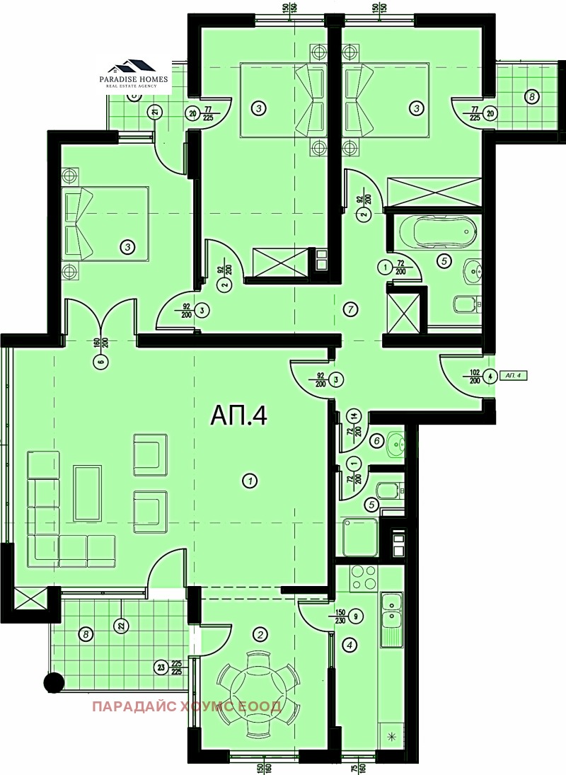 Продава МНОГОСТАЕН, гр. София, Манастирски ливади, снимка 17 - Aпартаменти - 48947826