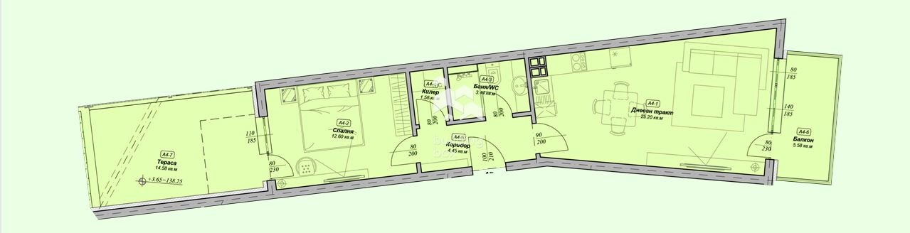 Продава 2-СТАЕН, гр. Варна, Галата, снимка 2 - Апартаменти - 55783741