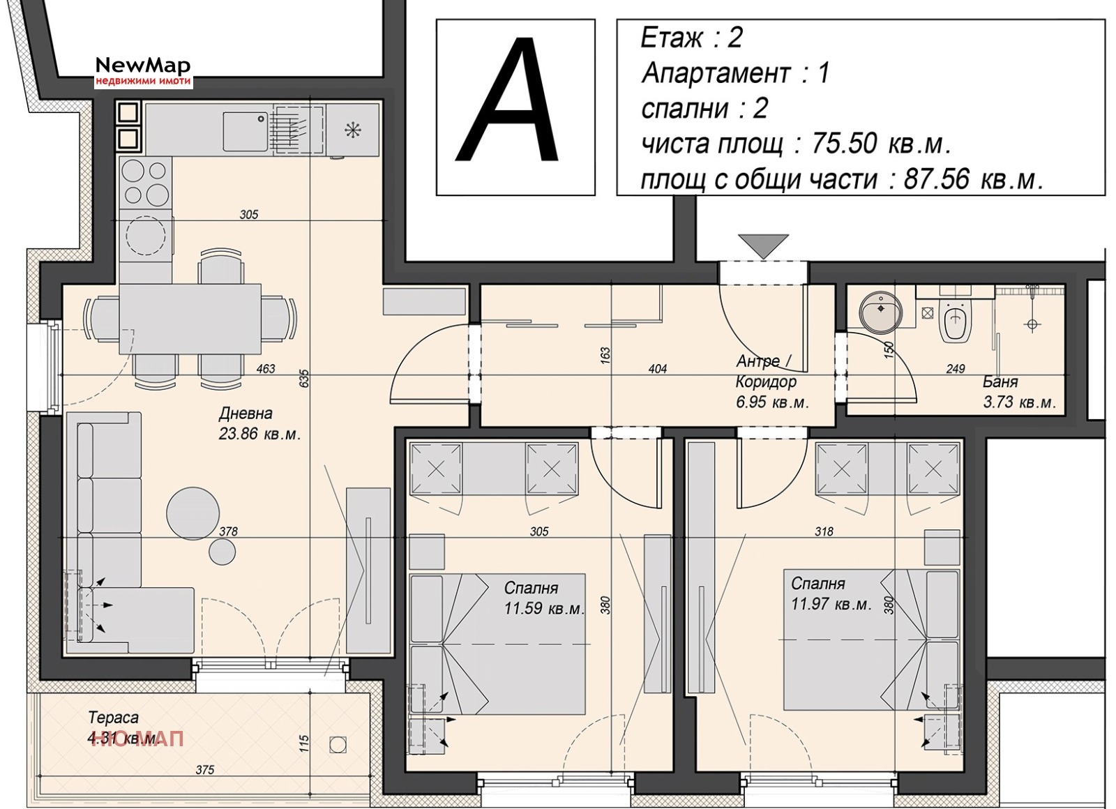 Продава 3-СТАЕН, гр. Плевен, Дружба 2, снимка 10 - Апартаменти - 52604046