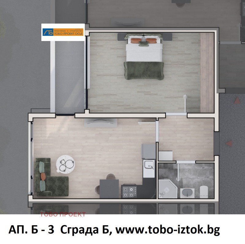 Продава 2-СТАЕН в град София, Дружба 2 - 70 кв.м / 150 142 € » 293 652.23 лв., ТОБО ПРОЕКТ