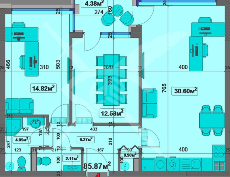 Продава 3-СТАЕН в град Варна, Чайка - 105 кв.м / 256 100 € » 500 888.06 лв., ЕКС НВД ООД
