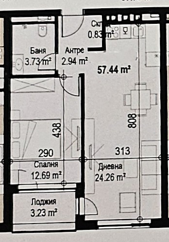 Продава 2-СТАЕН, гр. София, Банишора, снимка 10 - Апартаменти - 52637386