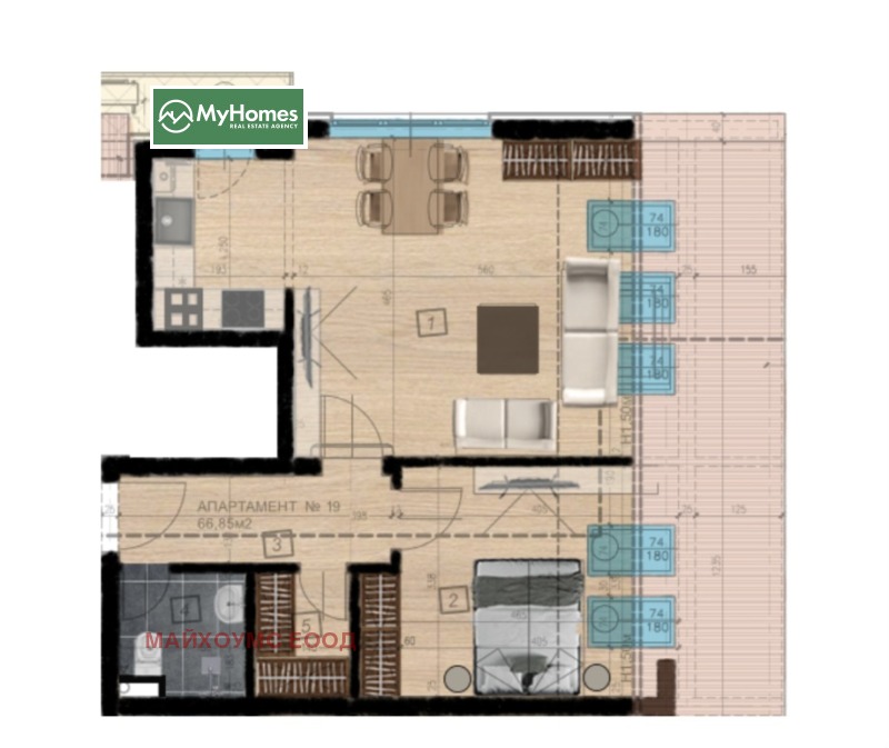 Продава 2-СТАЕН, гр. София, Овча купел, снимка 2 - Апартаменти - 53166634