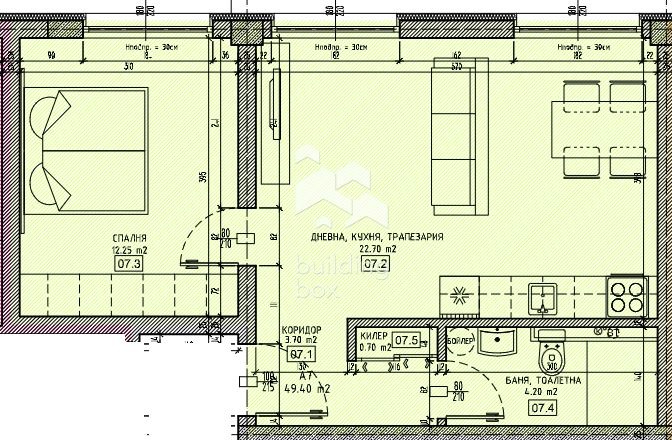 Продава 2-СТАЕН, гр. Пловдив, Кършияка, снимка 13 - Aпартаменти - 47445202