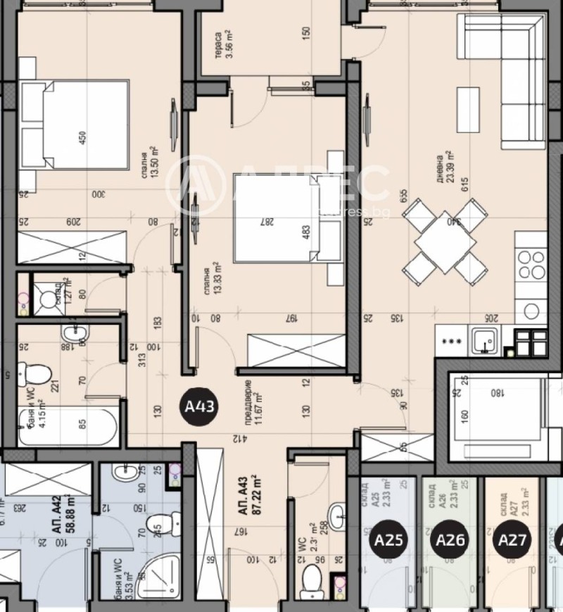 Продава 3-СТАЕН, гр. София, Люлин 5, снимка 3 - Апартаменти - 50343511
