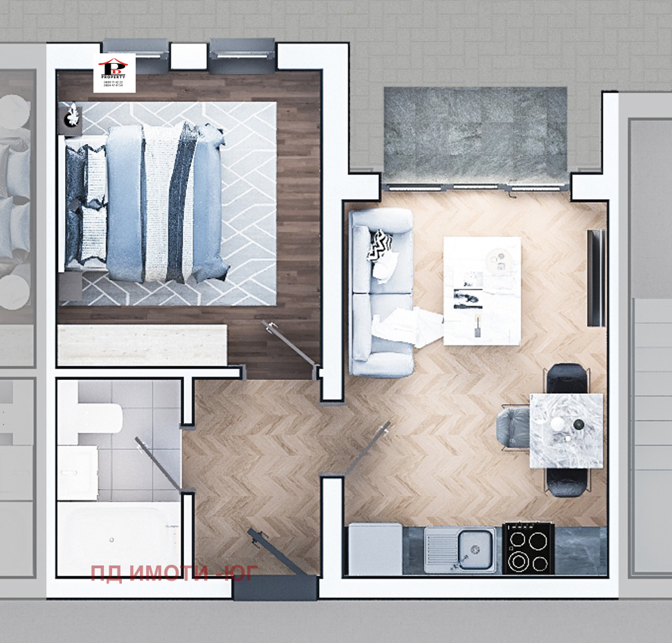 Продава 2-СТАЕН, гр. София, Зона Б-19, снимка 2 - Апартаменти - 52378049